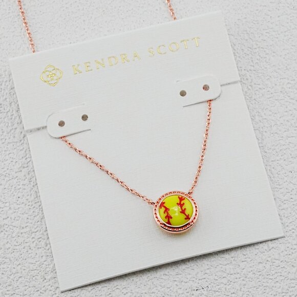 Kendra Scott Softball Necklace - Picture 1 of 1